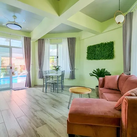 Tina'S Living Paradise II - Guesthouses With Private Pool, 5 Min To Beach Rayong Exterior photo