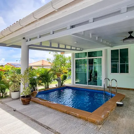 Tina'S Living Paradise II - Guesthouses With Private Pool, 5 Min To Beach Rayong Exterior photo